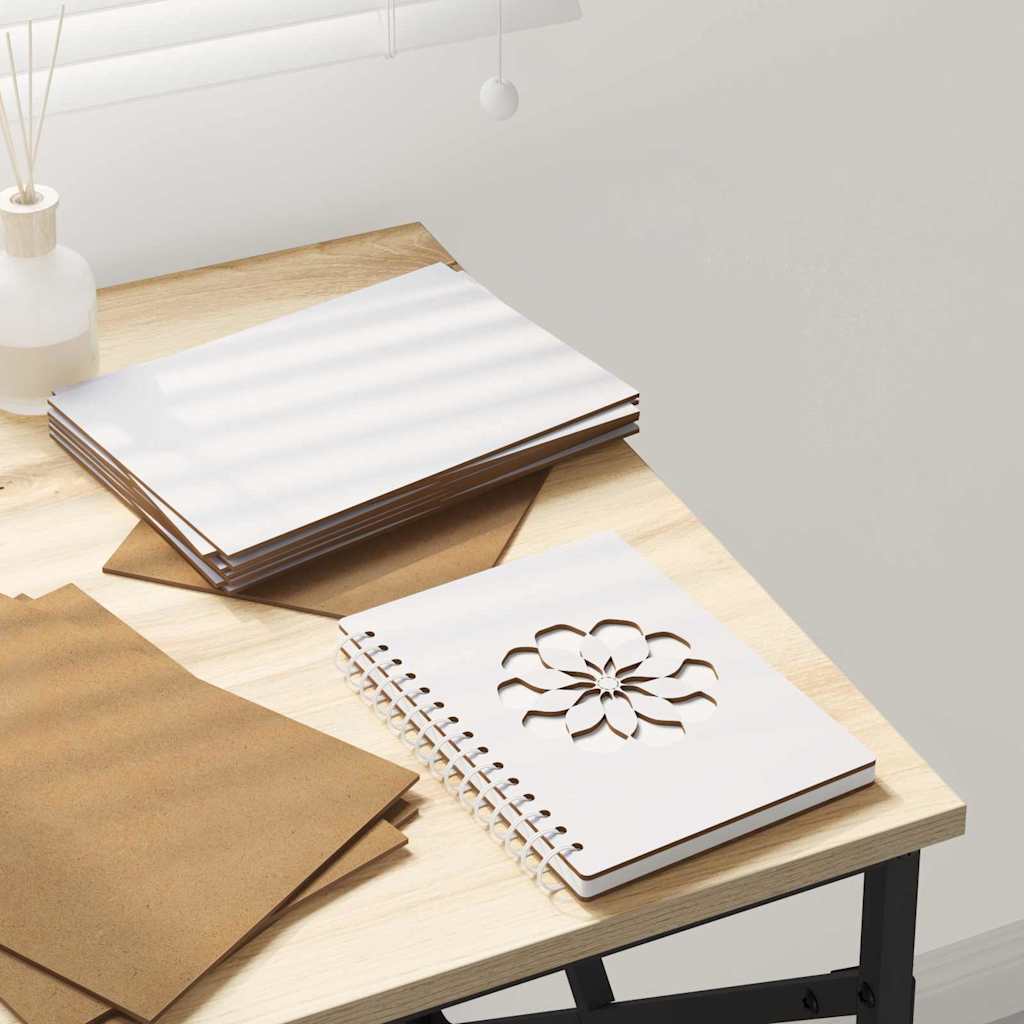 Vidaxl decorpanelen 150 st wit 15 x 21 x 0,27 cm bewerkt hout