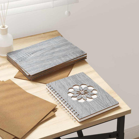 Vidaxl decorpanelen 12 st grijs sonoma 21 x 30 x 0,27 cm bewerkt hout