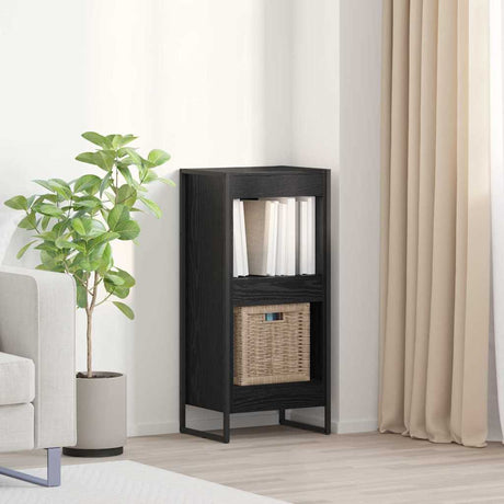 Vidaxl boekenkast 40 x 30 x 86,5 cm bewerkt hout zwart eiken