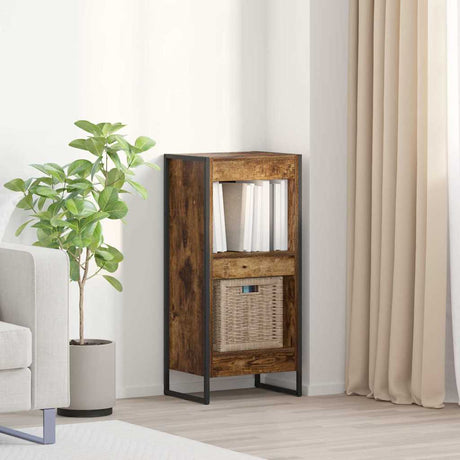 Vidaxl boekenkast 40 x 30 x 86,5 cm bewerkt hout rook eik