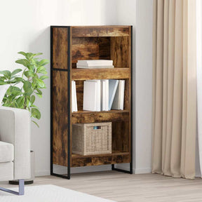 Vidaxl boekenkast 60 x 30 x 121 cm bewerkt hout rook eik