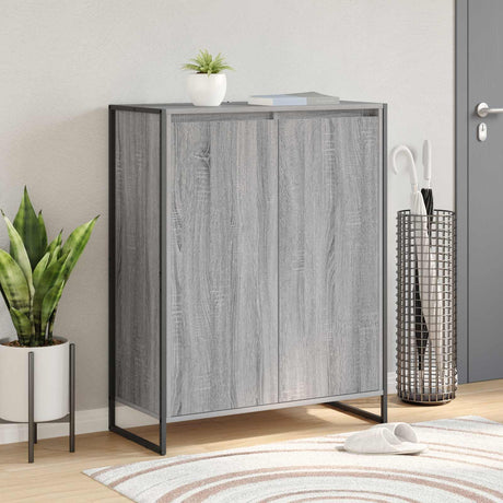 Vidaxl schoenenkast grijs sonoma 79 x 36 x 100 cm bewerkt hout