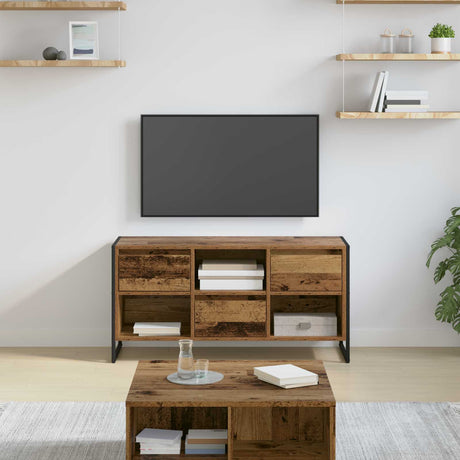 Vidaxl tv-kast 100 x 36 x 49,5 cm oud hout bewerkt hout