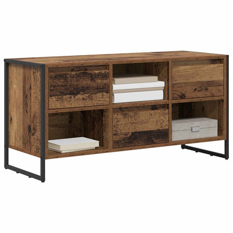 Vidaxl tv-kast 100 x 36 x 49,5 cm oud hout bewerkt hout
