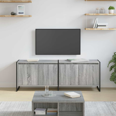 Vidaxl tv-kast 140 x 36 x 49.5 cm grijs sonoma bewerkt hout