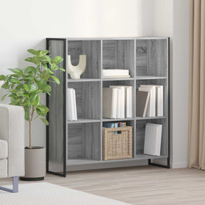 Vidaxl boekenkast 99,5 x 30 x 108 cm bewerkt hout grijs sonoma