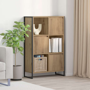 Vidaxl boekenkast 68 x 30 x 108.5 cm bewerkt hout ambachtelijk eiken