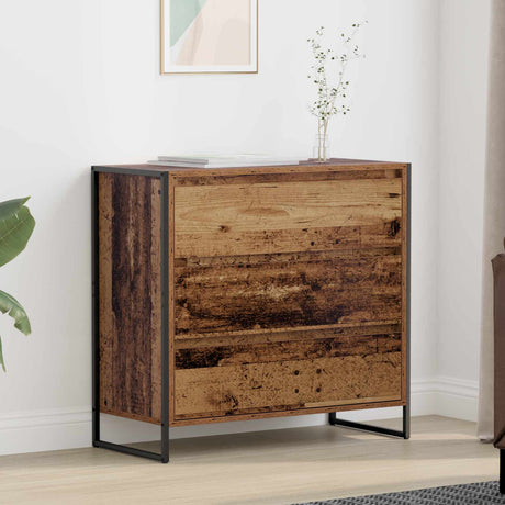 Vidaxl dressoir oud hout 79 x 36 x 75.5 cm bewerkt hout