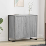 Vidaxl bijzetkast grijs sonoma 79 x 36 x 75 cm bewerkt hout