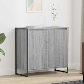 Vidaxl bijzetkast grijs sonoma 79 x 36 x 75 cm bewerkt hout