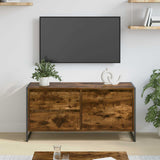 Vidaxl tv-kast 100 x 36 x 49.5 cm rook eik bewerkt hout