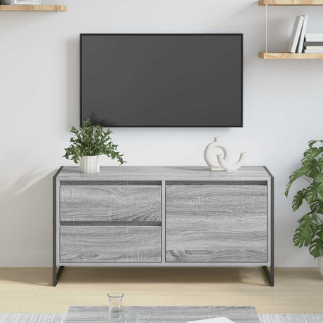 Vidaxl tv-kast 100 x 36 x 49.5 cm grijs sonoma bewerkt hout