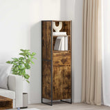 Vidaxl boekenkast rook eik 43 x 36 x 150.5 cm bewerkt hout