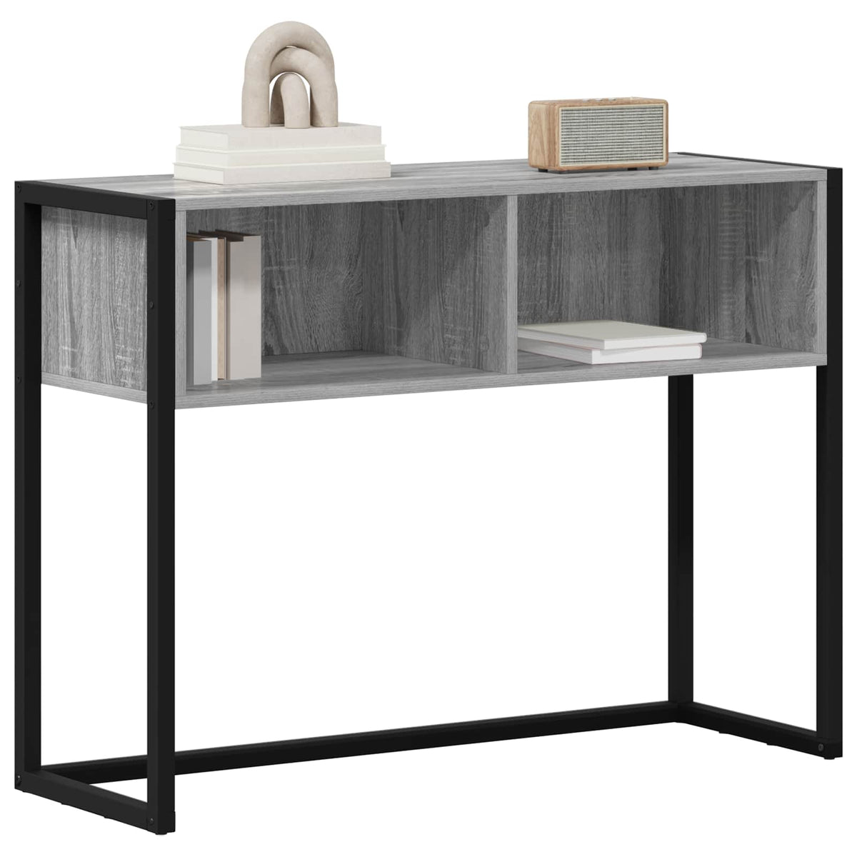 Vidaxl bijzettafel grijs sonoma 100 x 36 x 75 cm bewerkt hout