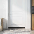 Vidaxl zelfklevende deurborstels 2 st bruin 100 cm aluminium legering