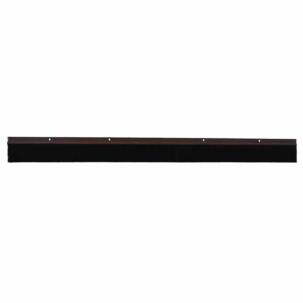 Vidaxl schroefbare deurborstelafsluitingen 2 st bruin 100 cm