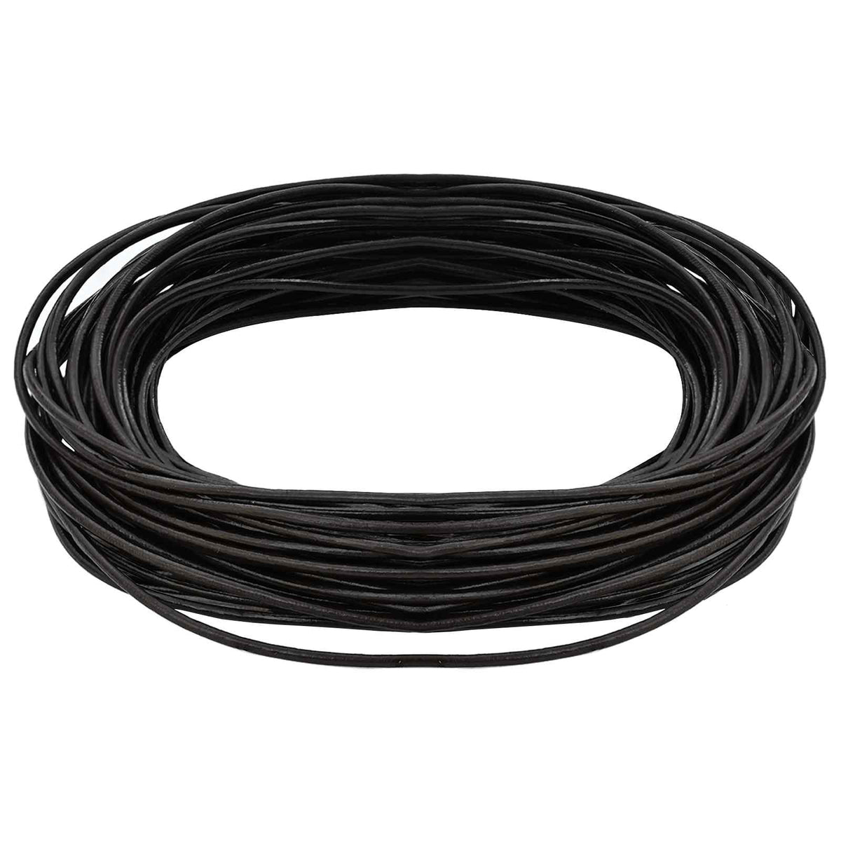 Vidaxl leren koord 1 donkerbruin ø1 mm x 50 m leer