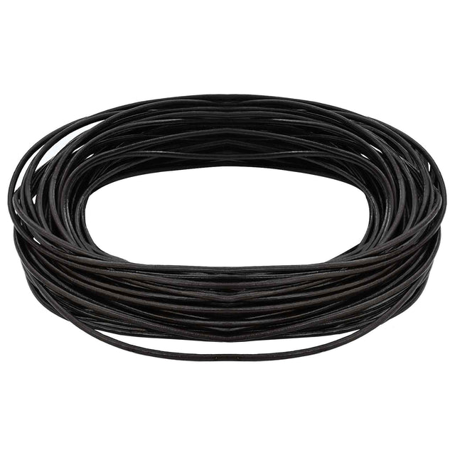 Vidaxl leren koord 1 donkerbruin ø1 mm x 50 m leer