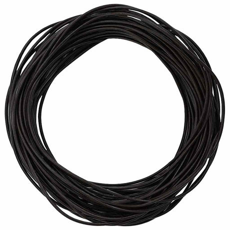 Vidaxl leren koord 1 donkerbruin ø2 mm x 10 m leer