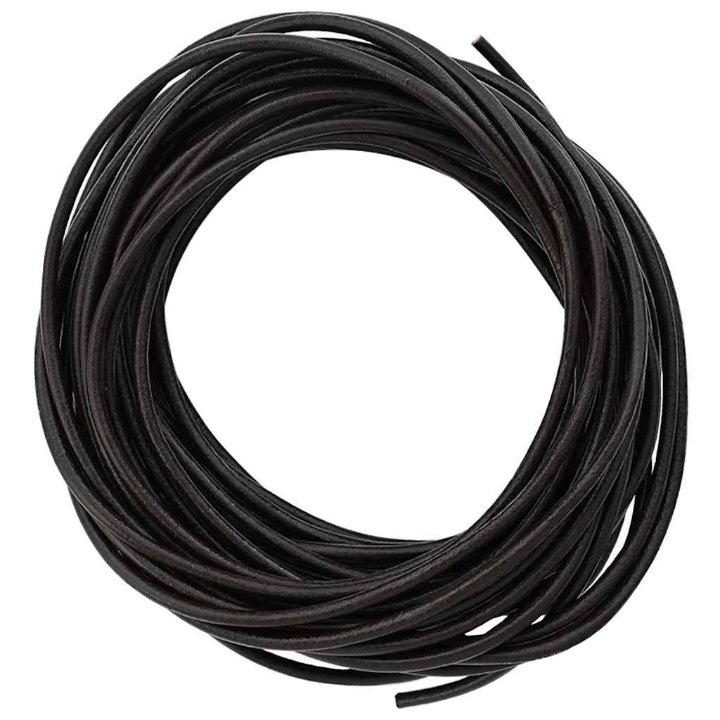 Vidaxl leren koord 1 donkerbruin ø3 mm x 10 m leer