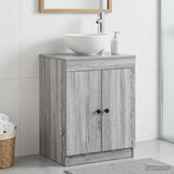 Vidaxl badkamerkast grijs sonoma 54 x 41 x 70 cm bewerkt hout