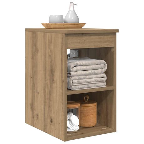 Vidaxl badkamerkast tussenin artisanaal eiken 30 x 44,5 x 50 cm