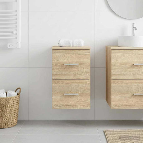 Vidaxl badkamerkast tussenin sonoma eiken 30 x 35 x 50 cm bewerkt hout