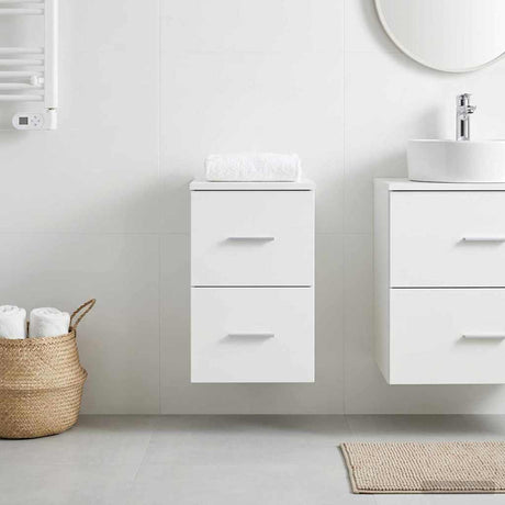 Vidaxl badkamerkast tussenin wit 30 x 41 x 50 cm bewerkt hout