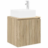 Vidaxl wandgemonteerde wastafelmeubel sonoma eiken 49,5 x 41 x 63 cm