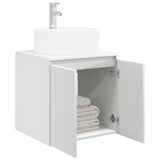 Vidaxl wandgemonteerde wastafelmeubel wit 49,5 x 44,5 x 65 cm