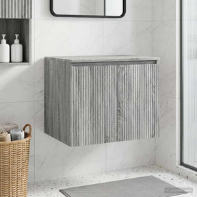 Vidaxl wand gemonteerde badkamerkast grijs sonoma 62,5 x 44,5 x 50 cm