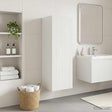 Vidaxl wand gemonteerde badkamerkast wit 33 x 34,5 x 60 cm