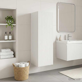 Vidaxl wand gemonteerde badkamerkast wit 33 x 34,5 x 60 cm