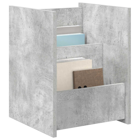 Vidaxl tijdschrift rek concerte grijs 35 x 35 x 45 cm bewerkt hout
