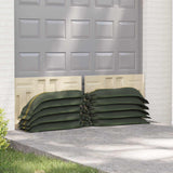 Vidaxl zandzakken 10 st donkergroen 100 x 25 cm hdpe