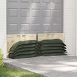 Vidaxl zandzakken 25 st donkergroen 120 x 27 cm hdpe