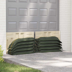 Vidaxl zandzakken 25 st donkergroen 120 x 27 cm hdpe
