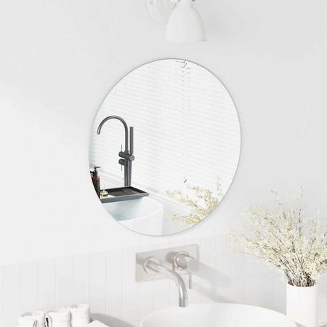 Vidaxl wandspiegel rond ø 50 cm gehard glas