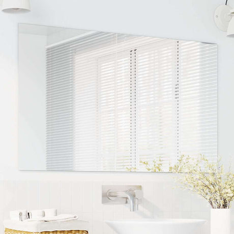 Vidaxl wandspiegel rechthoekig 100 x 60 cm gehard glas