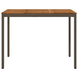 Vidaxl tuinbar tafel naarden natuurlijk en koffie 141 x 80,5 x 105 cm