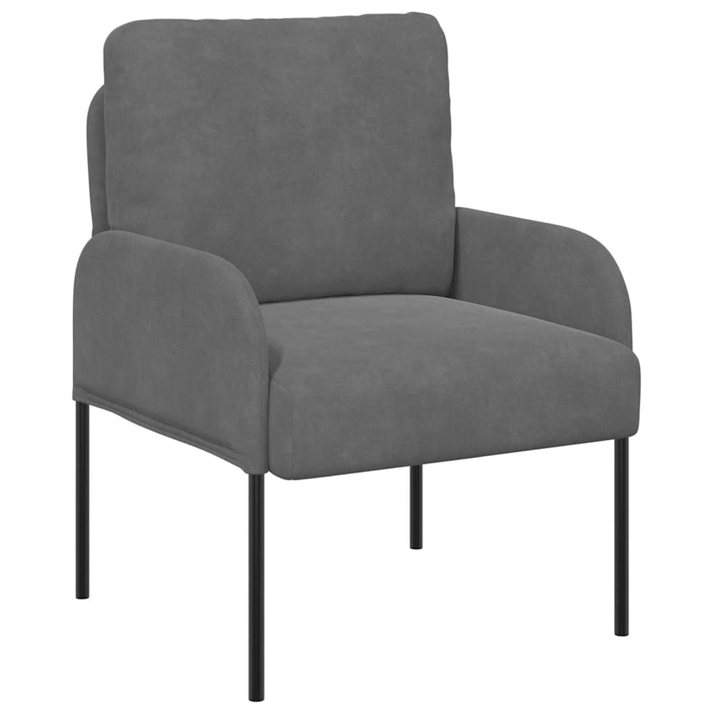 Vidaxl banken met kussen 55cm donkergrijs multiplex