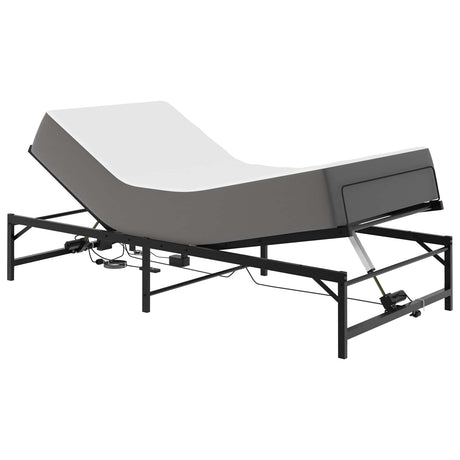 Vidaxl elektrisch verstelbaar bedframe zwart 100 x 190 cm staal