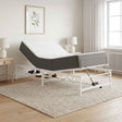 Vidaxl elektrisch verstelbaar bedframe wit 90 x 190 cm staal