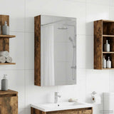 Vidaxl badkamer spiegelkast gerookt eiken 30 x 10,5 x 50 cm