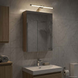 Vidaxl badkamer spiegelkast sonoma eiken 30 x 10,5 x 50 cm