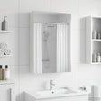 Vidaxl badkamer spiegelkast wit 40 x 10,5 x 60,5 cm bewerkt hout