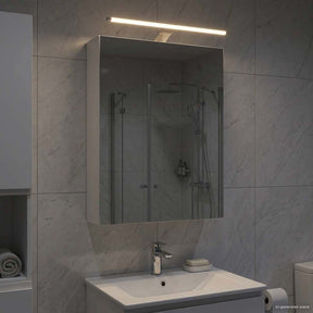 Vidaxl badkamer spiegelkast wit 50 x 14,5 x 70 cm bewerkt hout