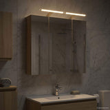 Vidaxl badkamer spiegelkast sonoma eiken 70 x 14,5 x 70 cm