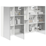 Vidaxl badkamer spiegelkast wit 100 x 14,5 x 70 cm bewerkt hout