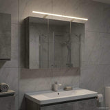 Vidaxl badkamer spiegelkast betongrijs 100 x 14,5 x 70 cm bewerkt hout